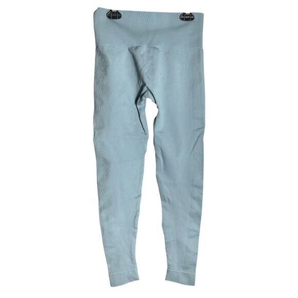 SET ACTIVE Sculptflex Athletic Blue Leggings Size Medium Yoga Running Workout 📦 - Picture 3 of 8